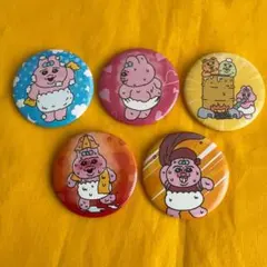 安心の匿名発送 おぱんちゅうさぎ 極楽湯 コラボ 缶バッチ コンプリート