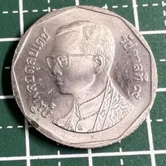 タイ 1バーツ硬貨 仏暦2505年 ラーマ9世 - メルカリ