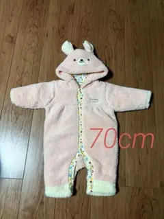 CROISSANCE BEBE ロンパース ピンク　70cm