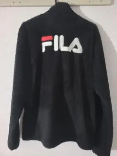 FILA ブラック フリースジャケット Lサイズ