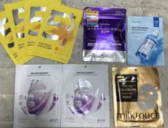 新品 フェイスマスク シートマスク 5種9袋