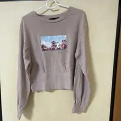 Heather 長袖　カットソー　薄ピンクのサムネイル