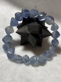 天然石 フローライトブレスレット 青色系