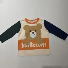 Hot Biscuits クマプリント Tシャツ 90サイズ