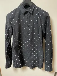 PHENOMENON 星柄ダークグレーシャツ 38 M