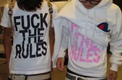 CELIX T-shirts FUCK THE RULES PINK Sのサムネイル