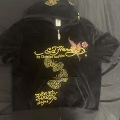Ed Hardy ブラック ジップパーカー