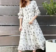 31sons de mode 花柄ワンピース