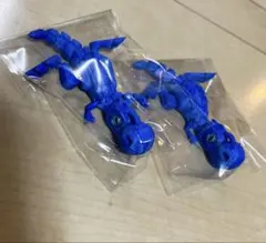 3Dプリント 可動式 ミニフィギュア2体セット 恐竜 ティラノサウルスのサムネイル