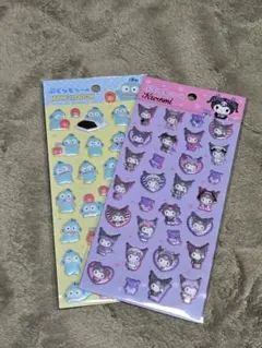 ぷくっとシール　クロミ　ハンギョドン　2枚セット