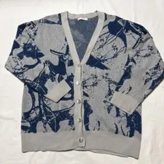 JEANASIS 抽象模様 カーディガンFREE