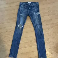 GYDA SIDE RIPPED スキニーデニム M