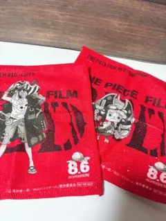 ワンピース フィルムレッド オリジナルハンドタオル ルフィ・チョッパー