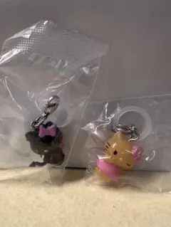 ハローキティ めじるしアクセサリー　小悪魔＆日焼け2個セット