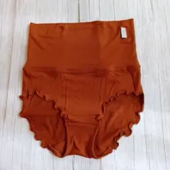 レイノットプラスマイスの日本製　ウォームショーツ　テラコッタ　S-Mサイズ