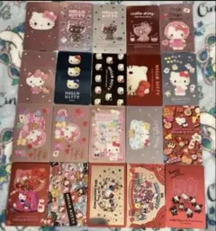 ハローキティ　アニバーサリーマーケット限定　ミニカード　20枚セット