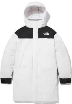 THE NORTH FACE ダウンジャケット ホワイト/ブラック　Ｍサイズ