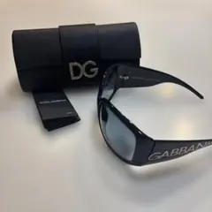 DOLCE&GABBANA ドルガバ サングラス ブラック 黒 デカロゴのサムネイル