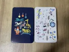【限定】三國万里子 編み地柄 缶ケース2個セット｜ほぼ日ミクニッツ