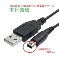 本日発送Nintendo 3DS&2DS対応/充電器ケーブル/新品/送料無料tt