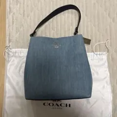 COACH デニム ショルダーバッグ