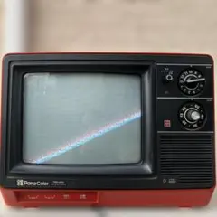 National Sportsman 808 赤いブラウン管テレビ Yahoo!オークション - 【希少品 通電確認済み】National ナショナル Sp