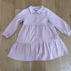 BeBe ピンク 長袖 ワンピース　120