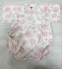 花火模様 ベビー甚平 80サイズ