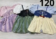 アナ 白雪姫　ラプンツェル　プリント フリル付き トップス 120