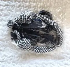 新品　Ball & Chain ブラック×ホワイト　ストラップ