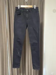 ユニクロスキニーカジュアルパンツ　ブラック