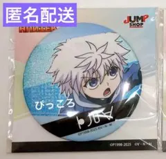 ジャンプショップ ハンターハンター グリッター缶バッジ キルア B 幼少期