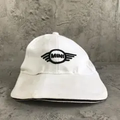 cb264古着　キャップ　白　90s Y2K