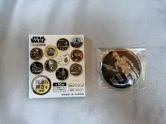 スターウォーズ　マンダロリアン　金バッジ　缶バッジ