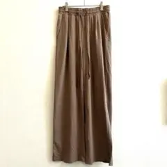 クラシカルエルフ ワイドパンツ イージーパンツ ブラウン Ｌ