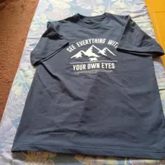 ダークグレー Tシャツ 山デザイン170