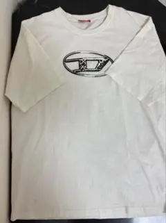 DIESEL オーバーサイズ ロゴT 白 L