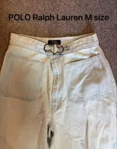 Polo Ralph Laurenワイドレッグデニムパンツ