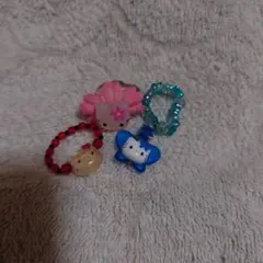 ハローキティ指輪３点セット