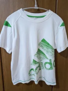 adidas 半袖Tシャツ ホワイト グリーン