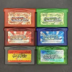 GBA ポケットモンスター シリーズ 6本セット