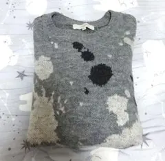 B:MING by BEAMS スプラッシュ クルーネックニット 本日までのサムネイル