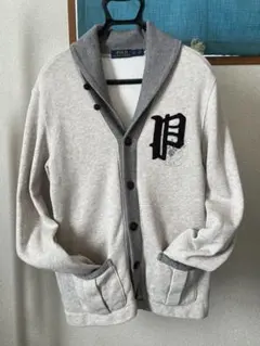 POLO RALPH LAUREN ショールカラーカーディガン（スウェット生地）