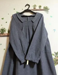 サマンサモスモス リネン ロングワンピース