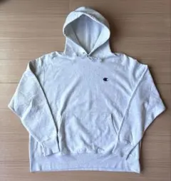 Champion US規格 目付き リバースウィーブ パーカー ヘザーグレー