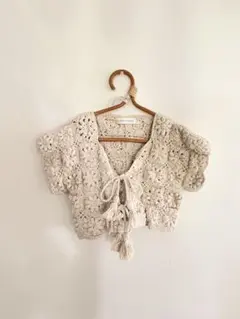son and daughter ALBA CROCHET VEST 3-4y