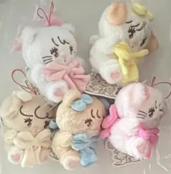 mikko characters 抱きしめおリボンマスコット 全5種セット