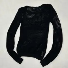 00s Diesel メッシュ フィッシュネット ロングtシャツ お兄系 y2k