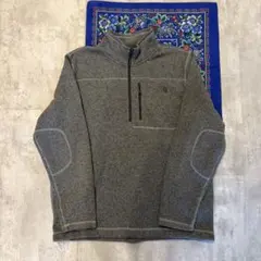 ノースフェイスハーフジッププルオーバー フリースベターセーター裏ボアロゴ刺繍