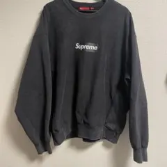 supreme washed box logo crewneck XXL